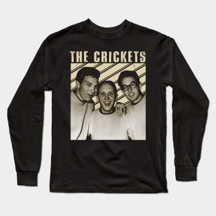 Chirping into Rock History The Crickets' Beat Long Sleeve T-Shirt